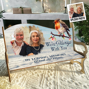 Personalized Photo Memorial Bench  Gift - I'm Always With You