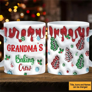 Personalized Grandma Tree Cake Christmas - Personalized Mug Xmas Gift