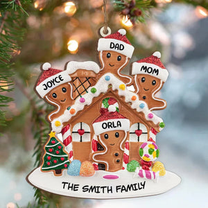 Grandma's Perfect Batch - Personalized Christmas Wooden Ornament, Gift For Family