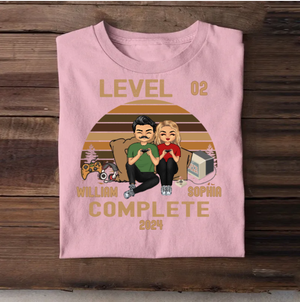 Complete the level - Gifts for Couples - Personalized T-Shirts