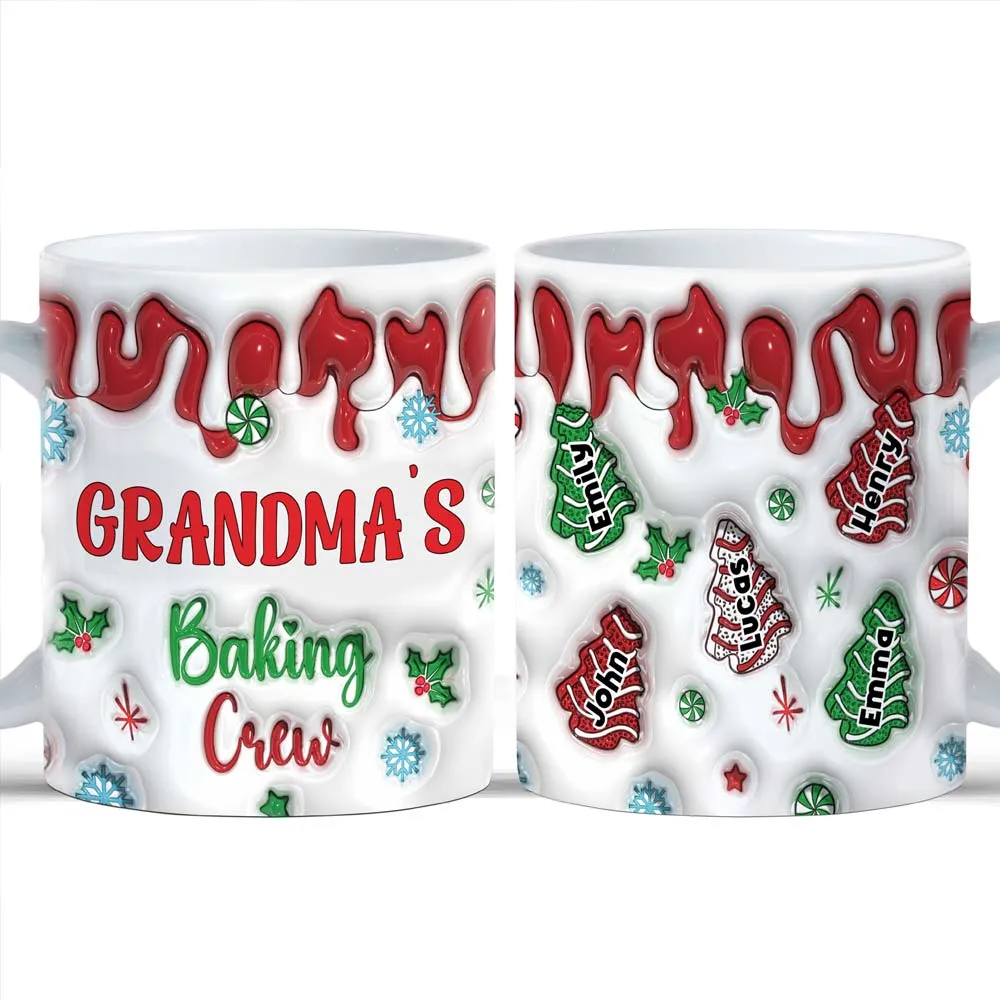 Personalized Grandma Tree Cake Christmas - Personalized Mug Xmas Gift