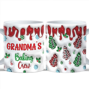 Personalized Grandma Tree Cake Christmas - Personalized Mug Xmas Gift