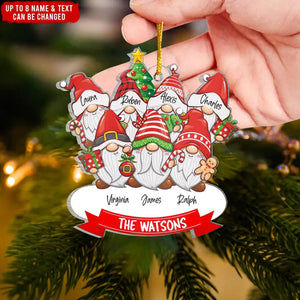 Family Christmas Tree - Personalized Acrylic Ornament, Family Christmas Ornament