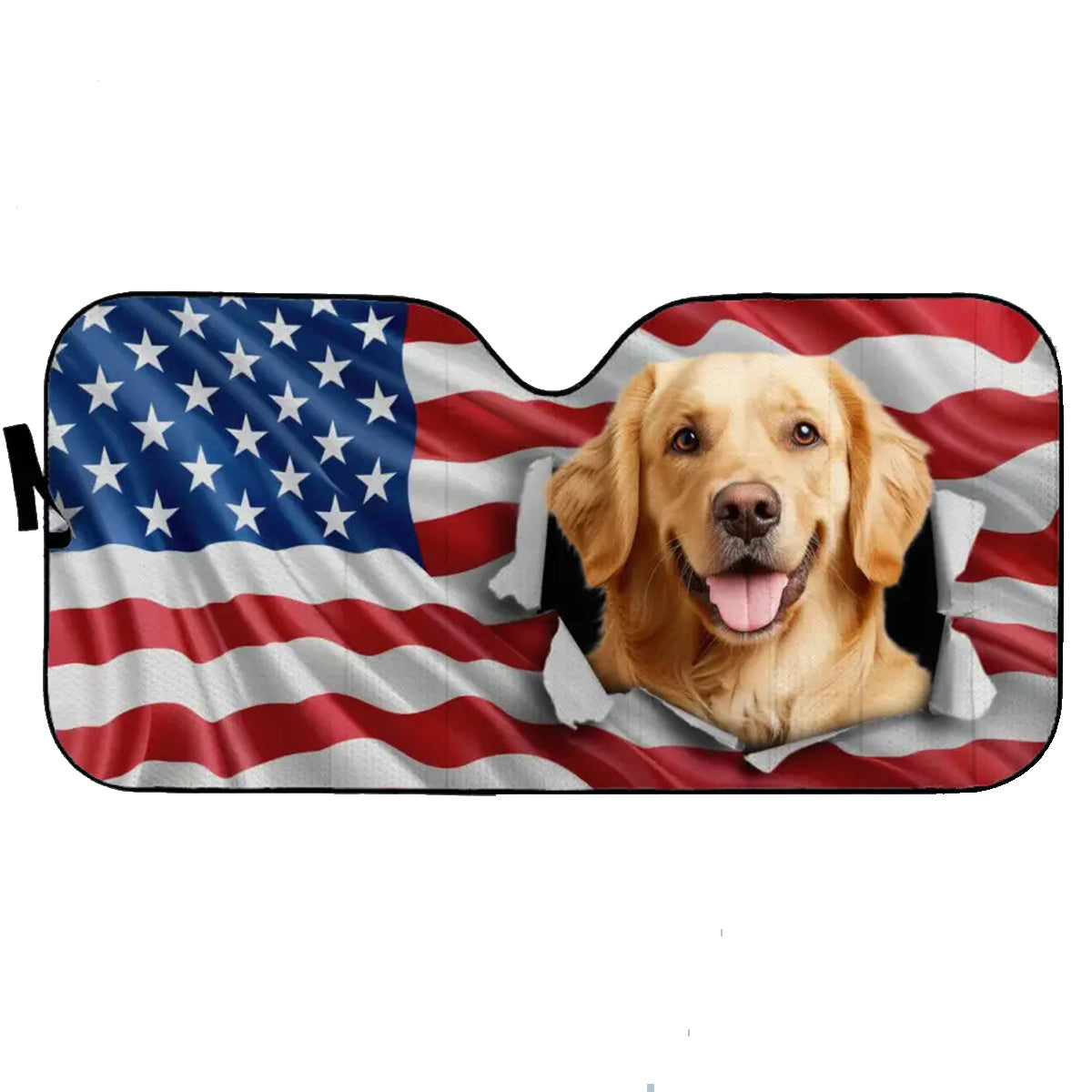 Dog & Cat Personalized Custom Auto Windshield Sunshade, Car Window Protector