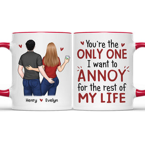 Personalized couple Mug - I Promise To Always Be By Your Side Gift For Husband Wife