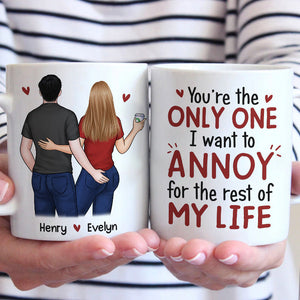 Personalized couple Mug - I Promise To Always Be By Your Side Gift For Husband Wife