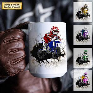 Motocross Rider, Christmas Gift For Dirt Bike Lover, Motocross Son - Personalized Mug Gift