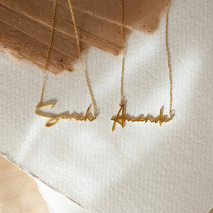 Custom Name Necklace • Minimalist Name Necklace