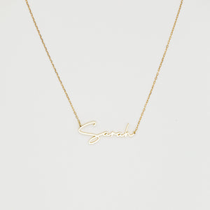 Custom Name Necklace • Minimalist Name Necklace