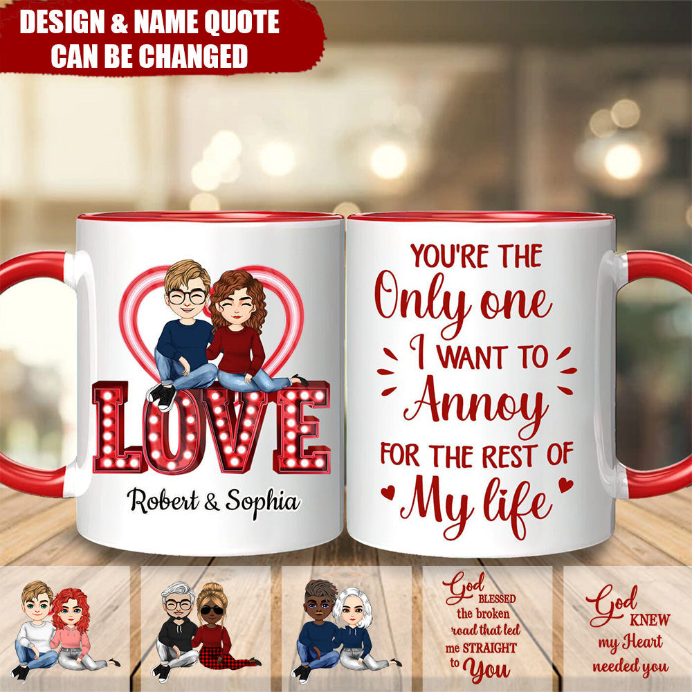 Couple Valentine Best Gift LOVE Gift For Husband Wife Wedding Birthday Gift Mug