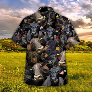 Black Angus Herd Hawaiian Shirt