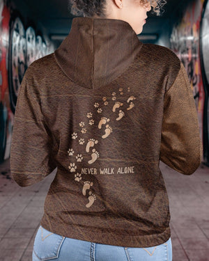 English Springer Spaniel-Never Walk Alone Hoodie