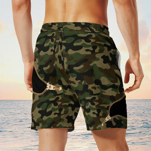 american  bulldog Camo Beach Pants