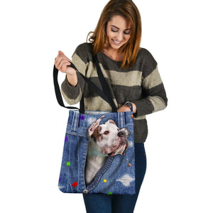 AMERICAN BULLDOG-The Rainbow-Cloth Tote Bag