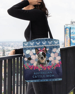 AUSTRALIAN CATTLE DOG-Flower Jean Gift for you-Cloth Tote Bag