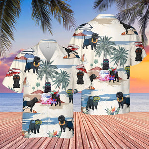 Affenpinscher Summer Beach Hawaiian Shirt