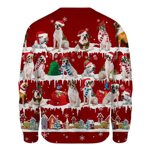 American Bulldog - Snow Christmas - Premium Sweatshirt