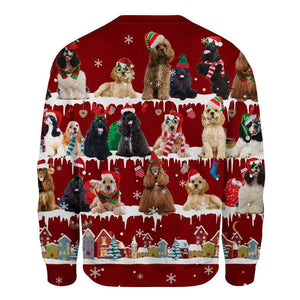 American Cocker Spaniel - Snow Christmas - Premium Sweatshirt