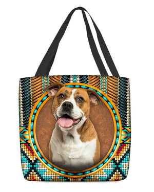 American Bulldog -Ethnic Style Cloth Tote Bag