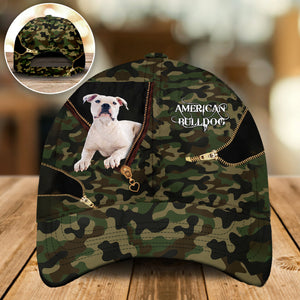 American  Bulldog Camo Cap