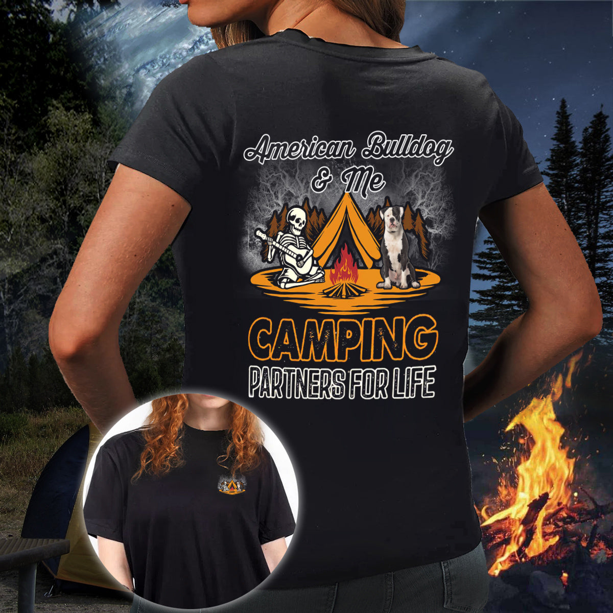 American Bulldog Camping Partners T-shirt