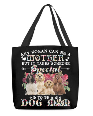 American Cocker Spaniel-A Dog Mom Cloth Tote Bag