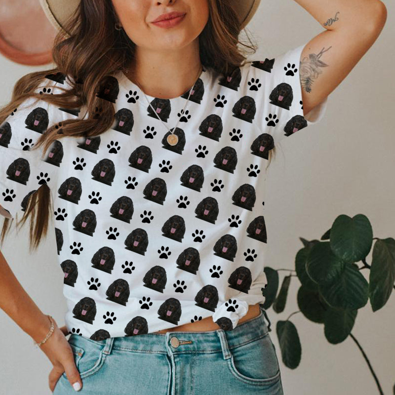 American Cocker Spaniel-Faces & Paws T-shirt