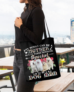 American Eskimo-A Dog Mom Cloth Tote Bag