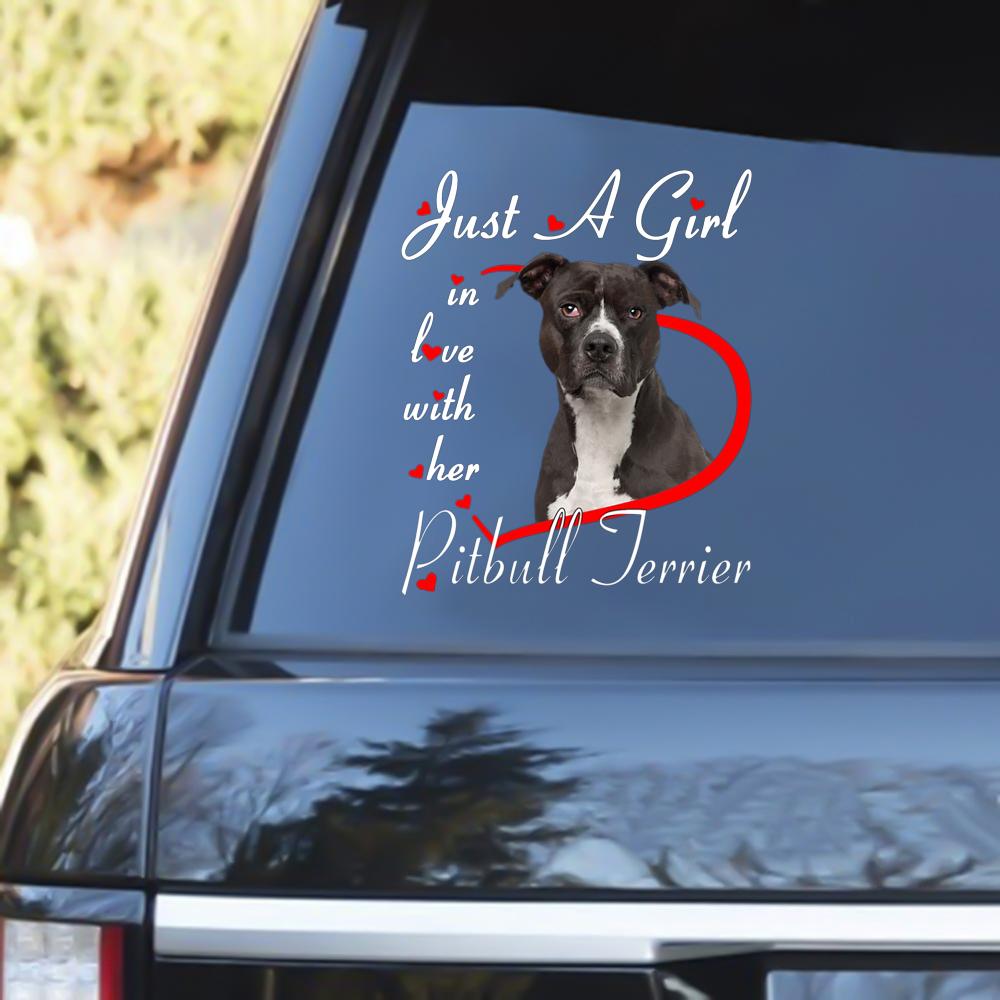 American Pitbull Terrier Love Her Decal