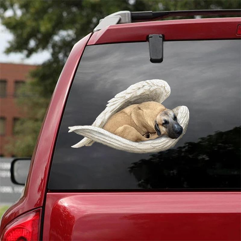 Anatolian Shepherd Dog-sleeping angel CAR STICKER