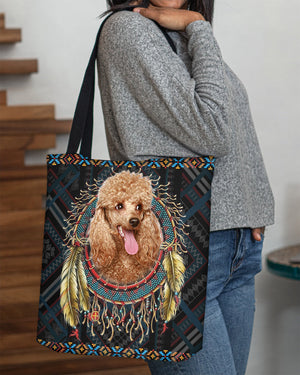 Apricot Poodle  In Dreamcatcher Cloth Tote Bag