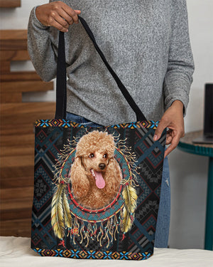 Apricot Poodle  In Dreamcatcher Cloth Tote Bag