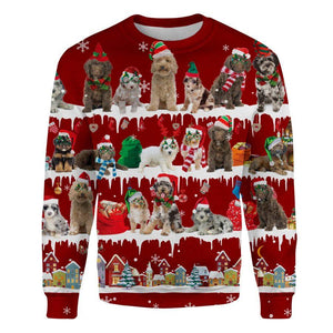 Aussiedoodle - Snow Christmas - Premium Sweatshirt