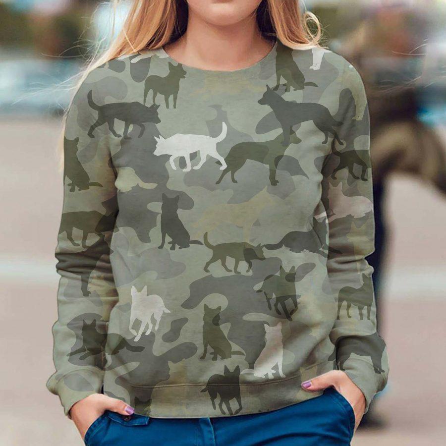 Australian Cattle Dog - Camo - Premium Sweatshirt