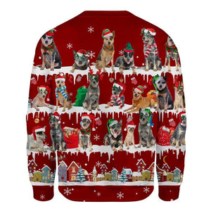 Australian Cattle Dog - Snow Christmas - Premium Sweatshirt