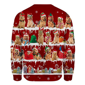 Australian Terrier - Snow Christmas - Premium Sweatshirt