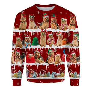 Australian Terrier - Snow Christmas - Premium Sweatshirt