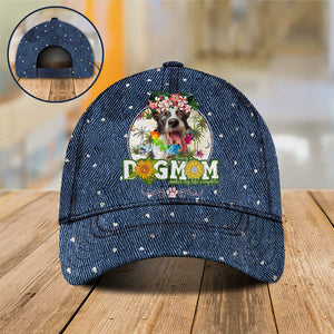 Australian-Shepherd Hawaii beach Dog Mom Cap