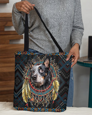 Australian Cattle Dog  In Dreamcatcher Cloth Tote Bag