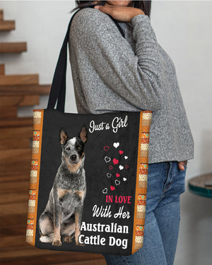 Australian Cattle Dog  In Love-Cloth Tote Bag