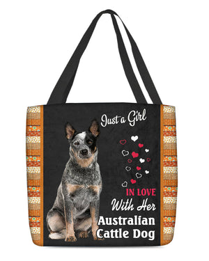 Australian Cattle Dog  In Love-Cloth Tote Bag