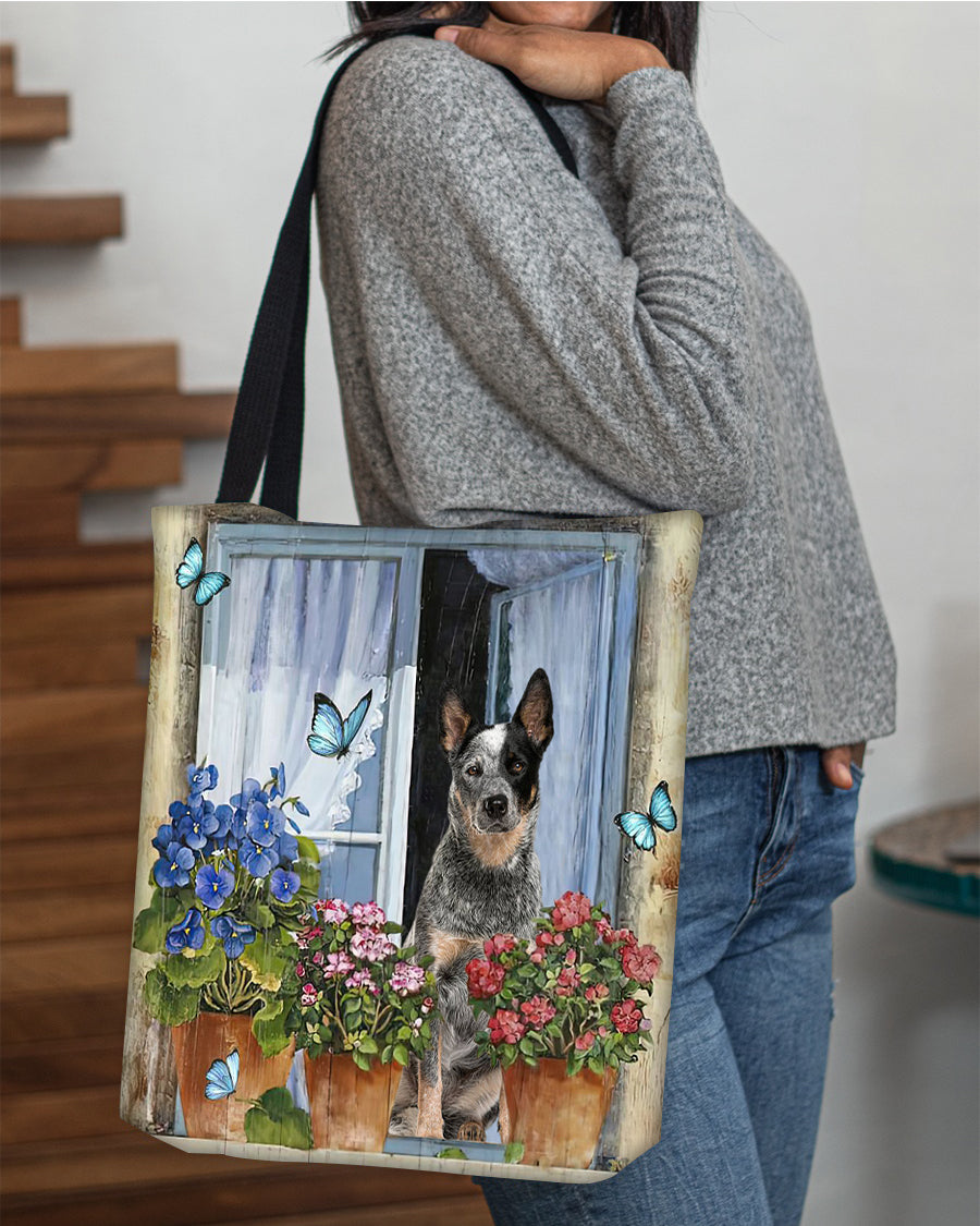 Australian Cattle Dog Today I Choose Joy-Cloth Tote Bag