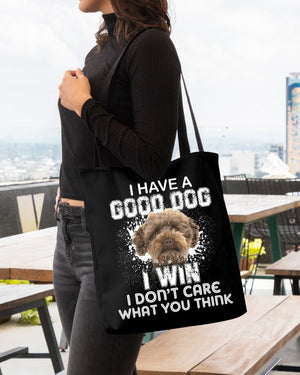 Australian Labradoodle-I Win Cloth Tote Bag