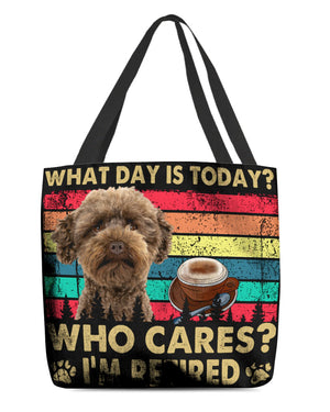 Australian Labradoodle Who Cares-Cloth Tote Bag