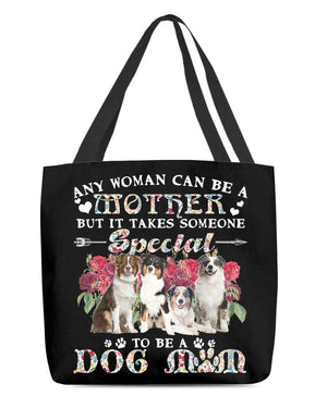 Australian Shepherd-A Dog Mom Cloth Tote Bag