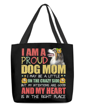 Australian Shepherd-Right Place-Cloth Tote Bag