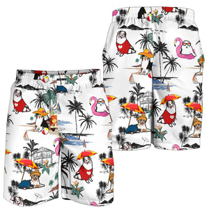 Australian Shepherd-Summer Beach Mens Shorts