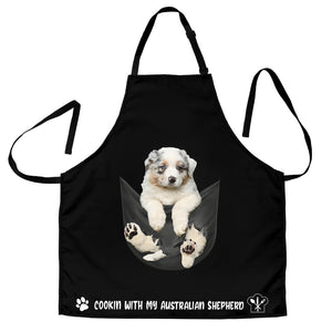 Australian Shepherd 3 Cookin' With Me Apron