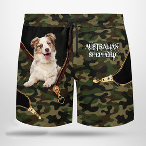 Australian Shepherd Camo Beach Pants