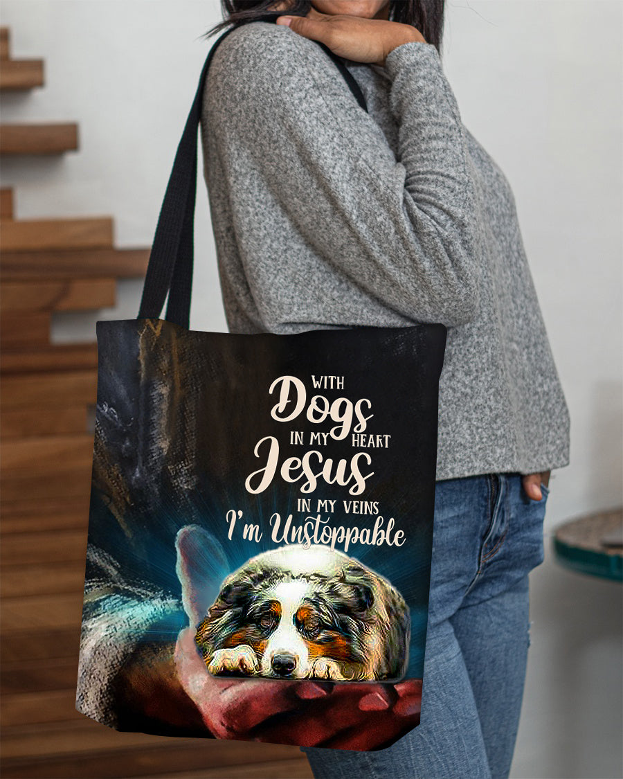 Australian shepherd In My Heart-Cloth Tote Bag